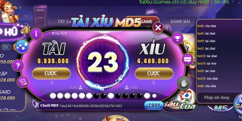 Chiến lược tài xỉu đổi thưởng